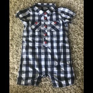 Hanna Andersson Gingham Romper 2T
